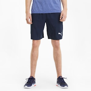 Active Woven 9" Regular Fit Men's Shorts, Peacoat, extralarge-IND